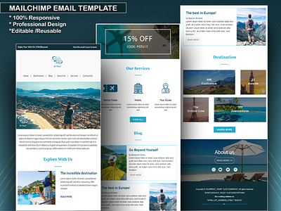 Travel Agency Email Template Design