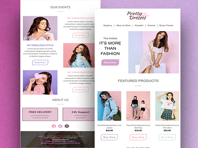 E-commerce Email Template Newsletter Design