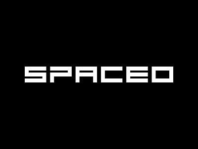 SPACED Logo blackandwhite logo logodesign space spaced spacedchallenge squarelogo