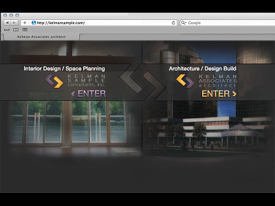 Splash Page Redesign interactive responsive web design web interface desktop