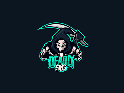 The Deadly Sins branding character design esports gaming illustration logo mascot vector