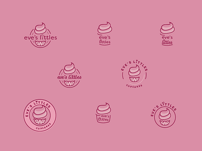 Cupcakes Logo logo pink sweet