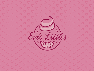 Eve cupcakes lettering logo pink sweet