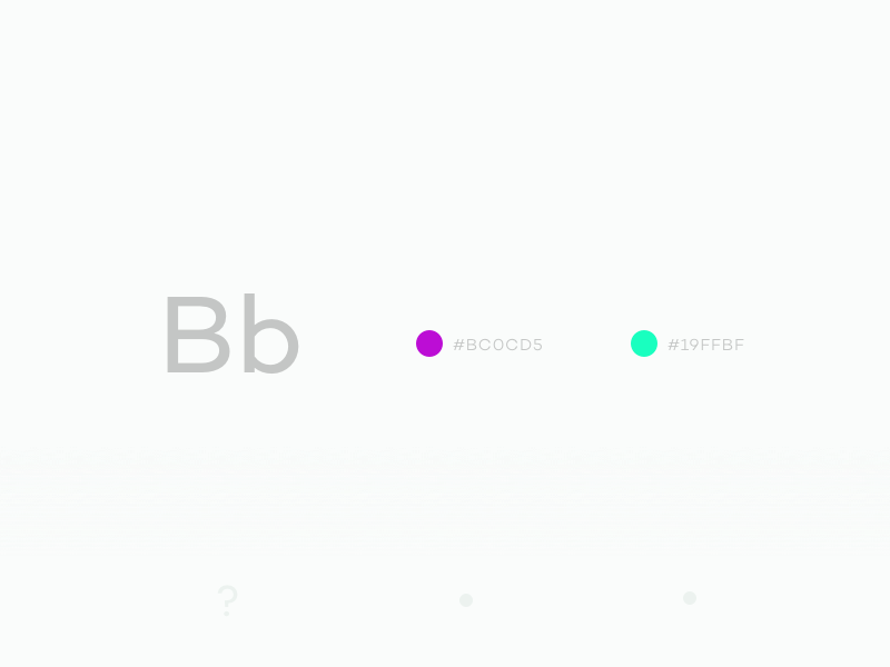 Typehue B colours typography challenge design typehue