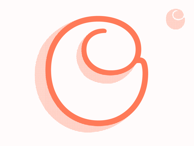 #Typehue 3: C vector riso typography letter c typehue type typehuepurist