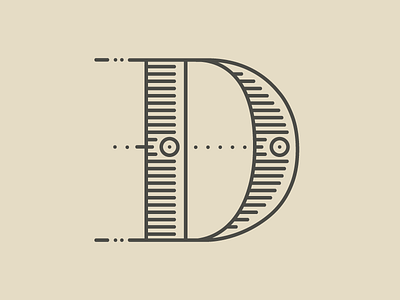 #Typehue 4: D challenge design dropcap ink type typehue typography vintage