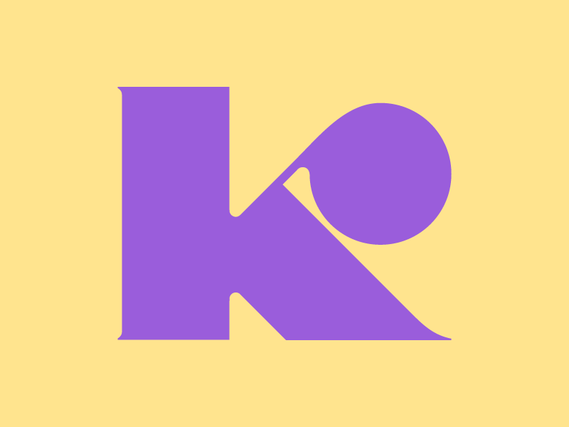 K design challenge letter typography challenge typehuepurist typehue k type 36daysoftype 2016
