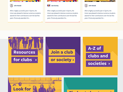 Students' Union UCL Website by Magdalena Rogier for Lighthouse on Dribbble