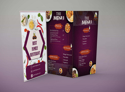 #Trifold Brochure branding brochure design graphic design menu card trifold trifold brochure