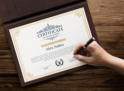 Certificate Design Template brand brandidentity branding certificate certificatedesign certificates creative logo design designcertificate graphic design illustration logo minimalist logo modern logo stationary stationarydesign vector