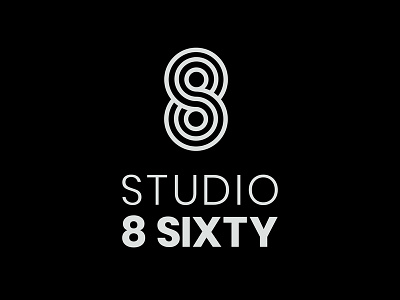 Studio 8 Sixty brand branding dance design eight graphic design icon illustration logo studio type typography vector