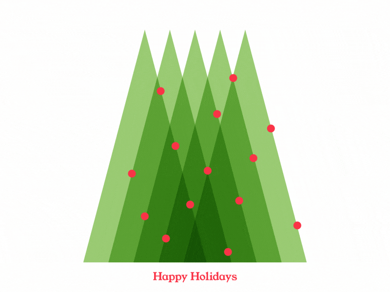 Happy Holidays aftereffets animation christmas christmas tree design graphic design holidays illustration motion vector