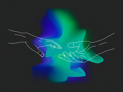 I N T I M A C Y aura colors design feelings gradiant graphic design hands illustration intimacy line art vector