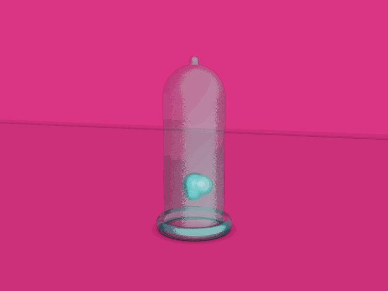 NU_Letter I animation 3d animation condom feminism flat design i dont like pink motion design pink
