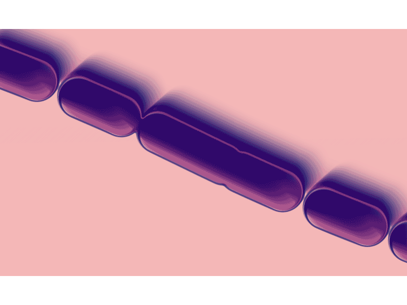 Bacilos #01 2d animation ae animation bacilos bacteria basic shape motion design pink