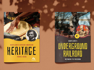 Maryland's African-American Heritage Travel Guide. graphic design maryland print design
