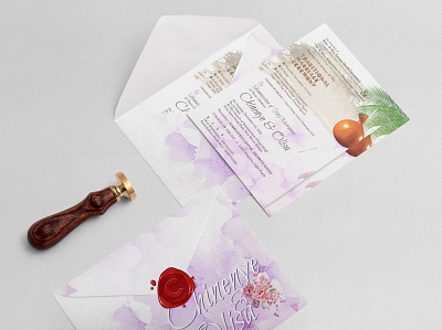 Wedding IV graphic design wedding invitation