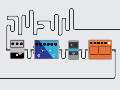 Effects Pedals illustration