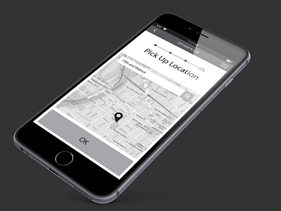 Map Wireframe app design mobile ui ux