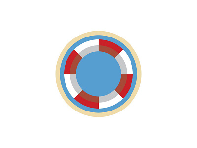 Life Preserver Icon design icon illustration