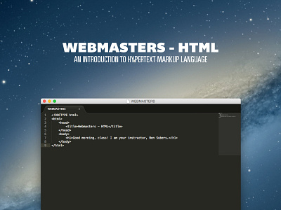 Webmasters - HTML slideshow code html teaching web design