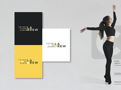 La Crew brand identity creative initial logo luxury minimal minimalist logo