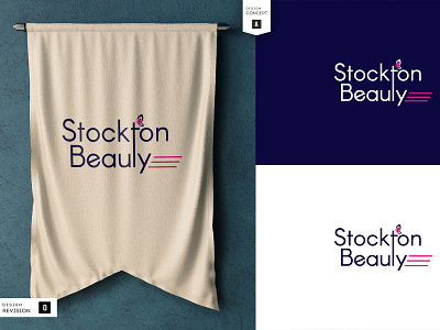 Stockton Beauty brand identity design illustration initials logo logo design luxury minimal minimalist logo ui