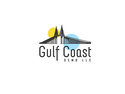 GulfCoast LLC brand identity design illustration initials logo logo design luxury minimal minimalist logo ui