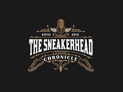 The SneakerHead Chronicles brand identity design illustration initials logo logo design luxury minimal minimalist logo ui