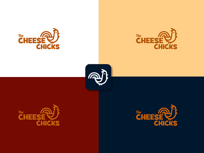 the Cheese Chicks brand identity design illustration initials logo logo design luxury minimal minimalist logo ui