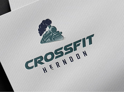 Crossfit Herndon brand identity design illustration initials logo logo design luxury minimal minimalist logo ui