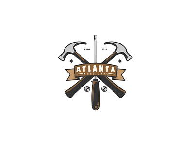 Atlanta Wood Care brand identity design illustration initials logo logo design luxury minimal minimalist logo ui