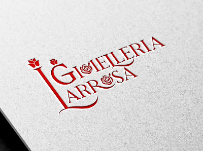 Larrosa Gioielleria brand identity design illustration initials logo logo design luxury minimal minimalist logo ui