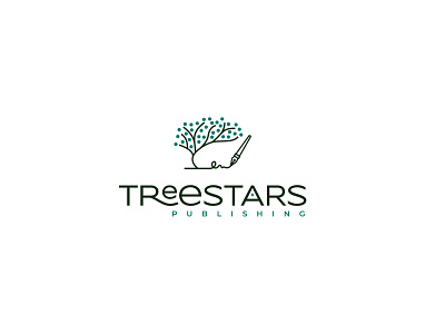 TreeStars Publishing brand identity design illustration initials logo logo design luxury minimal minimalist logo ui