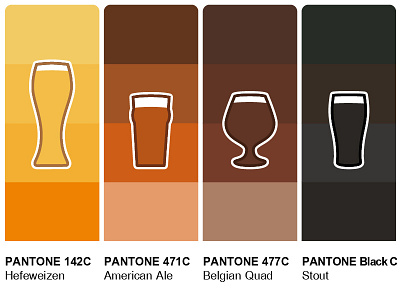 Pantone Mugs 01 beer beer snob color theory icons pantone