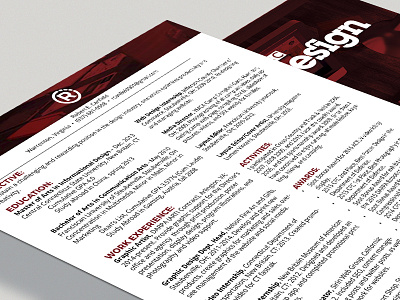 Rob C Design Resume