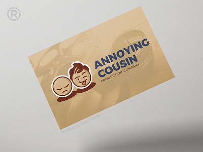 I'm Annoying! emoticon logo mockup production company