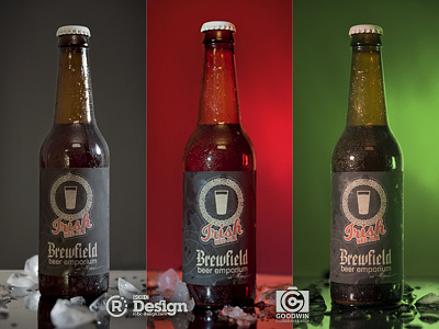 Irish Red Photos beer bottle brewfield colors homebrew irish red photography