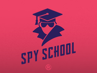 Spy School Graduation Day! caricature graduation logo rebound spy school vector