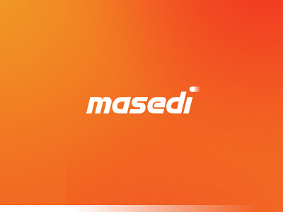 Masedi Logo brand identity branding construction construction company construction logo design logo logo design logodesign logogram logotype orange vector