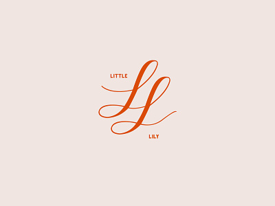 Little Lily brand branding clean feminine flat flower fonts illustration lettering lily lines little logo pink script script logo typeface typography vector wordmark