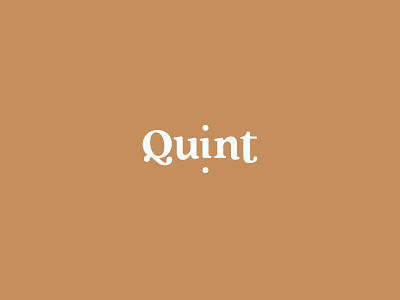 Quint brand classy clean elegant five font font family fontface gold logo neautral queen quint reflective typography vector