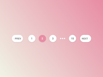 Daily UI challenge #085 — Pagination