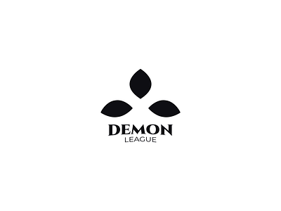 DemonLeague 6th sense black bodybuilding dark demon esports eyes monster religious serif simple spiritual third eye