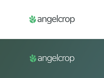 angelcrop angel clean crops design green heart leaves light religion simple symbolism wheat