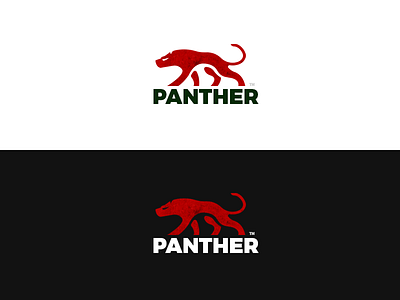 Panther angry cat lion panther red simple smooth tiger