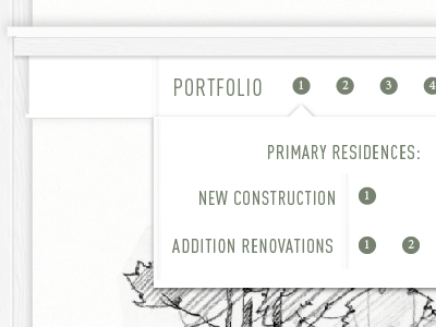 Archicture Portfolio Nav