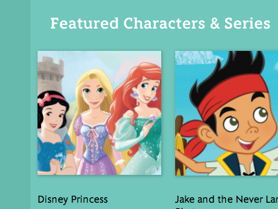 Disney Book Characters disney series