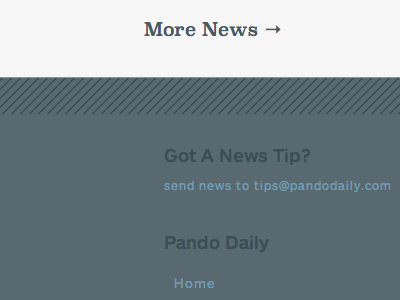 Pando Daily - Footer