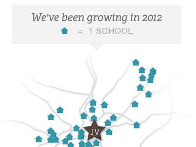 JVTF Impact Report - School Map blue map